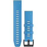 Garmin QuickFit 22 horlogebandje - Cyaanblauw silicone Lichtblauw