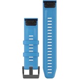 Garmin QuickFit 22 horlogebandje - Cyaanblauw silicone Lichtblauw