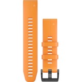 Garmin QuickFit 22 horlogebandje - Sprankelend oranje silicone Oranje