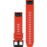 Garmin QuickFit 22 horlogebandje - Vuurrood siliconen Lichtrood