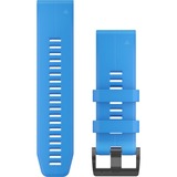 Garmin QuickFit 26 horlogebandje - Cyan Blue Silicone Lichtblauw