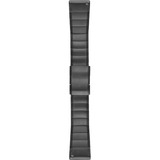 Garmin QuickFit 26 horlogebandje - Donkergrijs roestvrij staal Grijs