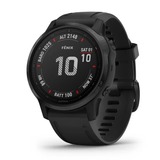 Garmin fēnix 6S Pro - Zwart met zwarte polsband smartwatch Zwart, 42 mm, WiFi