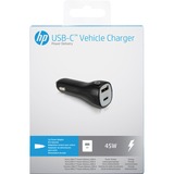 HP Car Charger USB Type-C Zwart