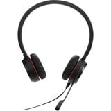 Jabra EVOLVE 30 II UC Stereo on-ear headset Zwart