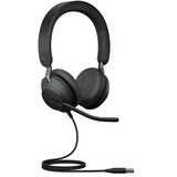 Jabra Evolve2 40 headset Zwart, USB-A, Microsoft Teams