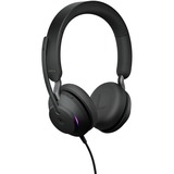 Jabra Evolve2 40 on-ear headset Zwart, USB-C, Microsoft Teams