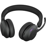 Jabra Evolve2 65, MS Stereo on-ear headset Zwart, Microsoft Teams, Bluetooth, Inclusief laadstation