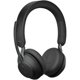 Jabra Evolve2 65 on-ear headset Zwart, Microsoft Teams, USB-C, Inclusief laadstation