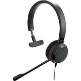 Jabra Evolve 30 II MS Mono on-ear headset Zwart