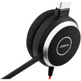 Jabra Evolve 40 UC Mono on-ear headset Zwart/zilver