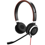 Jabra Evolve 40 UC Stereo headset Zwart/zilver