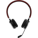 Jabra Evolve 65 MS Duo headset Zwart/zilver, Bluetooth