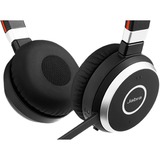 Jabra Evolve 65 MS Duo headset Zwart/zilver, Bluetooth