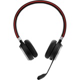 Jabra Evolve 65 UC Stereo on-ear headset Zwart/zilver