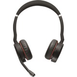 Jabra Evolve 75 MS Duo on-ear headset Zwart