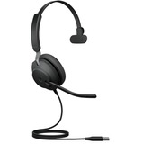 Jabra Jabra Evolve2 40 USB-A MS Mono bk headset Zwart