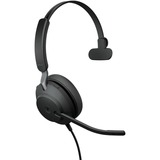 Jabra Jabra Evolve2 40 USB-A UC Mono bk on-ear headset Zwart