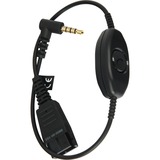 Jabra Jabra LINK Mobile QD to 3.5mm w. PTT kabel Zwart