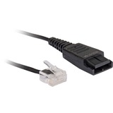 Jabra Telefoonkabel Quick Disconnect naar RJ45 Zwart