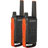 Motorola Talkabout T82 Duo walkie-talkie Zwart/oranje, 2 stuks