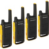 Motorola Talkabout T82 Extreme Quad Kit walkie-talkie Zwart/geel, 4 stuks