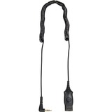 Plantronics Adapterkabel 3,5 mm jack QD (38324-01) Zwart