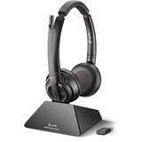 Plantronics PLAN Savi 8220-M UC USB-A bin headset Zwart