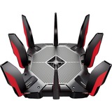 TP-Link Archer AX11000 Next-Gen Tri-Band Gaming Router Zwart/rood