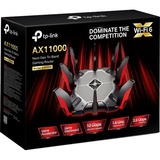 TP-Link Archer AX11000 Next-Gen Tri-Band Gaming Router Zwart/rood