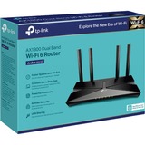 TP-Link Archer AX20 AX1800 Dual-Band Wifi 6 Router Zwart, 2.4 GHz / 5 GHz Dual-band