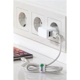 goobay Apple Lightning Dual Charging Set 2,4 A Wit