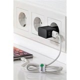 goobay Dual USB-A oplader Zwart, 2x USB-A