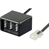 goobay TAE Adapter RJ45 > 3x TAE N/F/F Bu