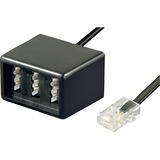 goobay TAE Adapter RJ45 > 3x TAE N/F/F Bu 