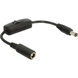 Adapter kabel DC 5.5 x 2.5 mm male > DC 5.5 x 2.5 mm female