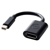 Dell Mini DisplayPort > DisplayPort adapter Zwart, 0,2 meter