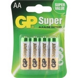 GP Batteries Super Alkaline AA - 4 batterijen
