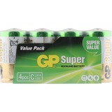 GP Batteries Super Alkaline C - 4 batterijen