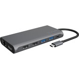 ICY BOX IB-DK4050-CPD dockingstation Antraciet