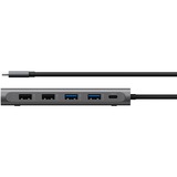 ICY BOX IB-DK4050-CPD dockingstation Antraciet