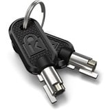 Kensington NanoSaver Portable Keyed Laptop Lock beveiliging Zwart/zilver