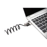 Kensington NanoSaver Portable Keyed Laptop Lock beveiliging Zwart/zilver