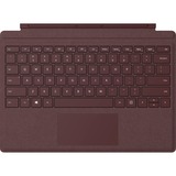 Microsoft Surface Pro Signature Type Cover, toetsenbord Bordeaux, BE Lay-out, Witte leds