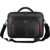 Targus Classic+ 17 - 18" Clamshell laptoptas Zwart/rood