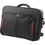 Targus Classic+ 17 - 18" Clamshell laptoptas Zwart/rood