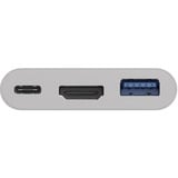 goobay USB-C > HDMI + PD usb-hub Wit, 0,15 meter