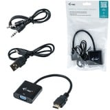 i-tec HDMI naar VGA 1080p / 60 Hz adapter Zwart