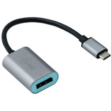 i-tec USB-C 3.2 Gen 2 naar DisplayPort adapter Zwart/zilver, 0,15 meter, 4K 60Hz