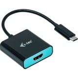 i-tec USB-C 3.2 Gen 2 naar HDMI adapter Zwart, 0,15 meter, 4K 60Hz